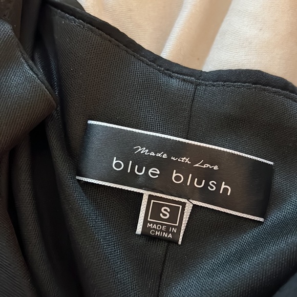 Dolls Kill Blue Blush Mini Mini Black Polyester Dress (or long top) - Picture 4 of 5